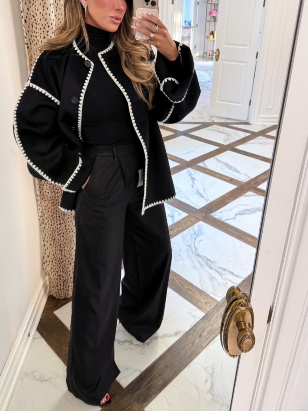 Tularosa x Emily Gemma Bailey Jacket in Black